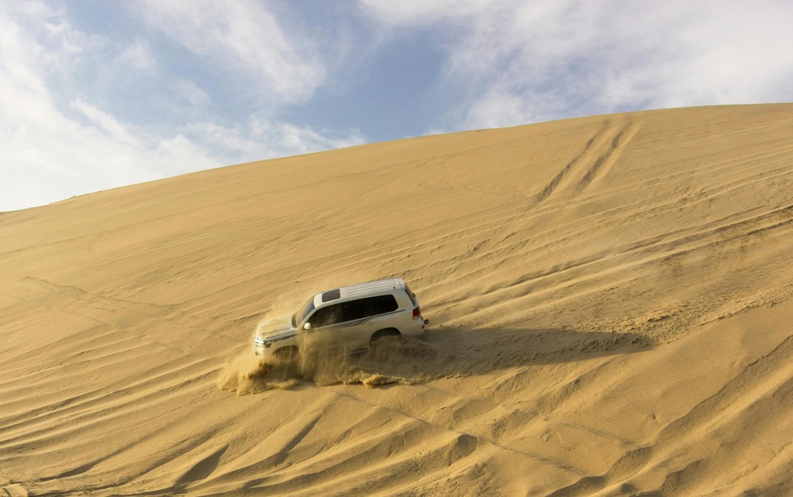 land cruiser in desert